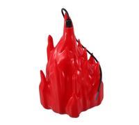 VICASKY Fake Fire Flame Lamp: 3D Simulated Fireplace LED Night Light with Realistic Flickering Flames for Home Camping - Halloween Holiday Decorations