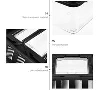 VICASKY Feeding Box Reptile Habitat Tank with Light Transmission and Sturdy Design Suitable for Domestic Animals Such As Snakes and Horned Frogs