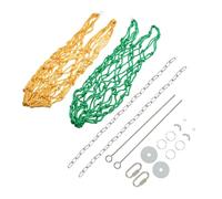 VICASKY Feeding Net Toy for Chicken Vegetable Hanging Treat Bag Stainless Steel Fruit Fork As Poultry Feeder Toy