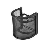 VICASKY Filter Prevents Wind Interference and Noise Reduction with Plastic and Metal Material Double Layer U-shaped Microphone Cover Windshield Easy to Install for Recording