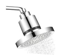 VICASKY Filtered Shower Head with High Pressure Water Softener for Hard Water Removal Chlorine Purification Silver Finish Bathroom Bathing Detachable Filtered Showerhead for Smooth