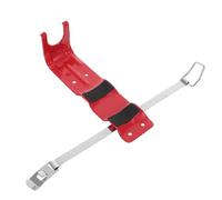 VICASKY Fire Extinguisher Mount Bracket 2lb Metal Fire Extinguisher Holder with Hooks Red , 32x19.5x6cm , for Trucks and Boats
