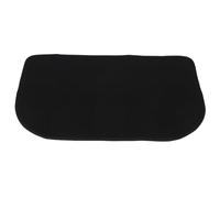 VICASKY Fireproof Hearth Mat Half Circle 102x60cm Black - Fire Resistant Floor Protector for Wood Stove and Fireplace - Heat Resistant Rug Indoor Outdoor Fireplace Cover