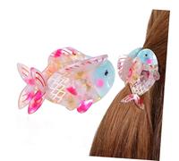 VICASKY Fish Shaped Claw Clips Shark Flex Style Accessories Decorative Hair Clips for Thin Hair