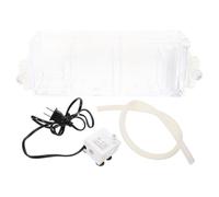 VICASKY Fish Tank Filtration Box with Pump 3-in-1 External Hanging Aquarium Filter Drip Purification Box Silent Four-compartment Filter for Freshwater and Saltwater Tanks