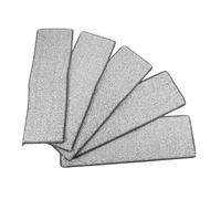 VICASKY Flash Speed Mop Replacement Pads 5pcs 12x38cm Household Fiber Flat Mop Refills Microfiber Cleaning Pads for Wet Dry Floor Cleaning