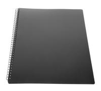 VICASKY Flat Flip Sheet Music Folder Binder A4 with 20 Black Insert Sleeves, Multi-Layer Organizer for Band and Exam Paper Storage