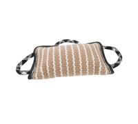 VICASKY Flax Dog Bite Pillow with Handles for Puppy Training and Tug of War Multi-texture Tug Enhances Biting Instinct and Focus for Dog Skill Development