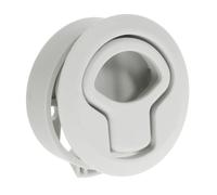 VICASKY Flush Pull Latch Lock Simple Retrofit Upgrade Nylon White with Secure Closure, Flush Mount Design for Camper and Trailer Doors for Marine and Rv Hatch Cabinets