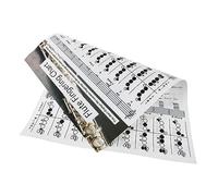 VICASKY Flute Chord Chart Large Format Safe Material Beginner's Practice Guide