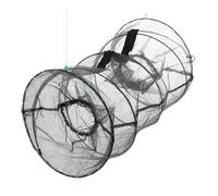 VICASKY Foldable Bait Cast Fishing Net Trap with Ultra Dense Mesh Large Spring Cage for Catching Shrimp Crab Lobster Prawn Crayfish Portable and Easy to Use for Freshwater and Saltwater
