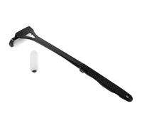 VICASKY Foldable Black Lotion Applicator with Long Handle and Roller for Back Cream Application, Abs and Sponge Material, for Travel and Skincare Routines Enhancing Personal Skin Care