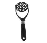 VICASKY Foldable Potato Masher Black Handle, Household Handheld Food Crusher for Mashing Potatoes, Avocado, Beans and Baby Food Preparation