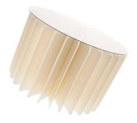 VICASKY Foldable White Paper Cylinder Pedestal Stand 30Cm Diameter X 19Cm Height for Wedding Party Dessert Table Backdrop Decoration