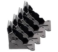 VICASKY Folding Shelf Hinge Self-Locking Mechanism for Beds and Dining Tables 90 Degree Positioning Heavy-Duty Metal 4-Piece Set