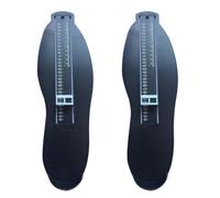 VICASKY Foot Measuring Device 2pcs Plastic Black Accurate Measurements for Sizing Your Feet When Ordering Shoes Online for Adults