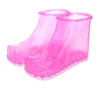 VICASKY Foot Soaking Tub 16.5cm Size Magnetic Design High-top Foot Bath Shoes for Relaxing Massage Suitable for Home Use Pink