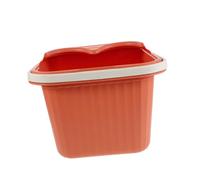 VICASKY Footbath Soaking Tub Square Plastic Lid Handle Deep Home Spa Massage Foot Bath Basin for Relaxation