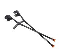 VICASKY Forearm Crutches with Adjustable Height for Adults 1 Pair Foldable 38-47 Inches, Ergonomic Aluminium Alloy Frame, Non-Slip Rubber Base, Portable Walking Aid and Rehabilitation
