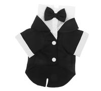 VICASKY Formal Dog Tuxedo for Small Dogs and Cats Elegant Pet Wedding Suit with Bow Tie Fit Puppy Cosplay Outfit for Birthdays Weddings and Special Events