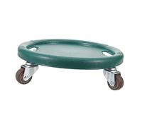 VICASKY Four Wheel Ab Roller Wheel for Core Strength Training Quiet Multi Directional Abdominal Exercise Equipment with Stable Base Portable Fitness Tool for Home Workouts