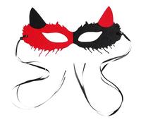 VICASKY Fox Mask for Women Half Face Masquerade Eye Mask Halloween Party Costume Unique Design for Couples Comfortable Wear with Strap