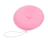 VICASKY French Artist Style Dog Beret for Small Dogs and Cats Soft Wool Pet Beanie Hat with Secure Fit Breathable Lightweight Costume Accessory for Birthday Christmas and Cold Weather