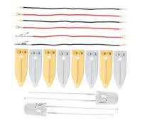 VICASKY Fruit Battery Experiment Kit for Complete Science Teaching with Zinc Copper Plates DIY Stem Lab Materials for School Projects Safe Plug for Fruit and Potato Power Experiments