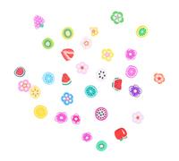 VICASKY Fruit Slice Nail Decoration Stickers and Flower Pattern Nail Decals 5000pcs Set for Self-adhesive Polymer Clay Slices for Manicure and Pedicure Designs