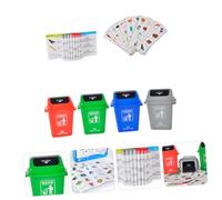 VICASKY Garbage Sorting Educational Creative Environmental Protection Plaything with Bright Colors Material Step Cognitive Learning for Early Development