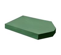VICASKY Garden Sandbox Cover Dustproof Boat Shaped Canopy for Small Bath UV Resistant Durable Protective Cover Green