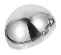 VICASKY Gazing Balls For Gardens Silver Garden Ornaments Mirror Ball 304 Stainless Steel Reflective Stylish Decoration for Outdoor and Indoor Spaces Creating Beautiful Reflections Finish 150MM