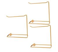 VICASKY Gel Nail Display Shelf 3pcs Iron Nail Polish Chart Holder Gel Polish Sample Stick Rack for Professional Salon and Color Show