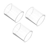 VICASKY Glass Guitar Slide Finger Sleeve Ring Set Performance and Practice Essential Tool 3pcs Secure Fit and Sound Effects for Acoustic and Electric Guitar