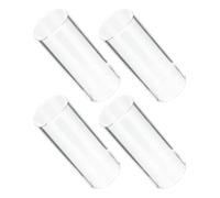 VICASKY Glass Guitar Slide Smooth Sustain Tone Bar 4pcs with Universal Fit for Electric Guitar and String Instruments for Blues Music Performance and Beginners