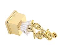 VICASKY Gold Base Bicycle Trophy Award Lightweight Plastic Cycling Prize for Youth Racing Competitions Motivational Balanced Bike Winner Cup for S Sports Events