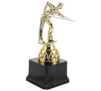 VICASKY Gold Plastic Billiards Trophy Model for Pool and Snooker Championship Lightweight Award Cup for Tournament Winners and Party Prizes Trophy Decor for All Skill Levels