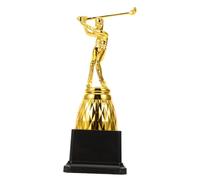 VICASKY Gold Plastic Golf Trophy for Adults Lightweight and Portable Award Cup for Golf Tournaments Competitions School Sports Motivational Prize for Outdoor and Indoor Events