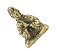 VICASKY Golden Buddha Ornament Decorative Brass Yin Statue Simple and Generous Style for Home Decoration Suitable for Living Room and Housewarming Party