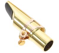 VICASKY Golden Metal Alto Saxophone Mouthpiece Replacement Strong Wear-resistant Design Secure the Reed Saxophone Accessories