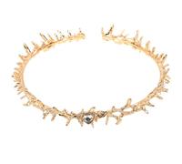 VICASKY Golden Thorn Crown Tiara for Women Gothic Halloween Headband Party Headdress Spiky Queen King Tiara for Cosplay Medieval Fantasy Costume Accessories Easter Decoration
