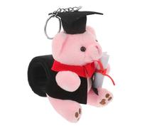 VICASKY Graduation Bear Slap Bracelet Cartoon Wristband Party Snap Bracelets Bulk Cute Pink Doctor Bear Fun Graduation Season Accessory