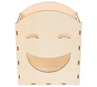 VICASKY Grain Bowl for Rabbit Feeder Wood Bunny Feeder Bite-resistance Design for Hay Feeding in Small Pet Cages Suitable for Guinea Pigs and Rabbits