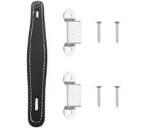 VICASKY Guitar Amp Handle Strap Leather Pulls for Speaker Cabinet Zinc Alloy Cowhide