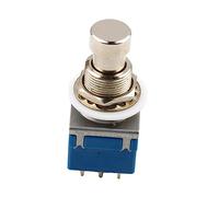 VICASKY Guitar Effects Pedal with LED Status Light True Bypass 3pdt Stomp Foot Switch 9-pin Metal Electrical Control Switch for Musical Instrument Accessories