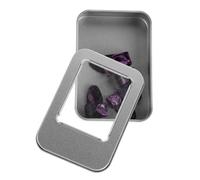 VICASKY Guitar Finger Cots for Right Hand Acoustic Guitar Fingerstyle Iron Box Includes Purple Celluloid Picks for Banjo Ukulele
