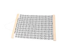 VICASKY Guitar Fingering Chart Poster for Beginners Wall Art Music Training Guide Chord Diagrams Coated Paper Chart for Practice