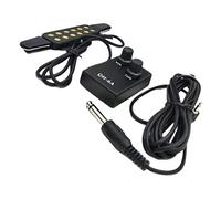 VICASKY Guitar Pickup Adjustable Clip Acoustic Guitar Ukulele Bass Easy Installation No Drilling Required Adjustable Volume Tone Control Compatible Amplifiers