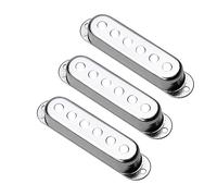 VICASKY Guitar Pickup Cover 3 Pack Metal Material 6 Holes for Humbucker Pickup Scratch Plate Stain-resistant Classic Design