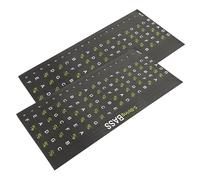 VICASKY Guitar Practicing Sticker Set Fretboard Fluency Decals Guitar Accessories
